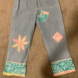 Vintage Lilly Pulitzer capris - size 6.